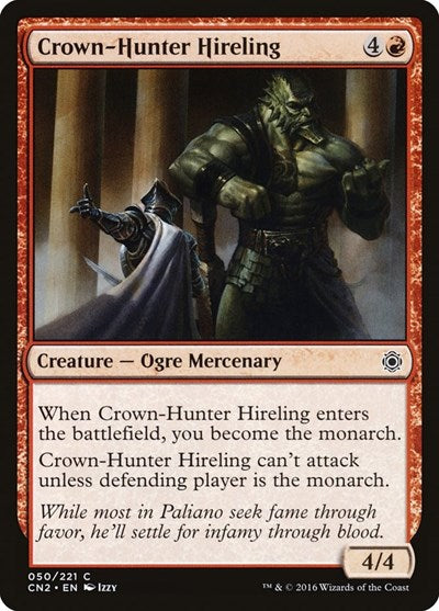 Crown Hunter Hireling (CN2) #50 Common (Foil Lightly Played) Conspiracy: Take the Crown Magic: The Gathering: 2016