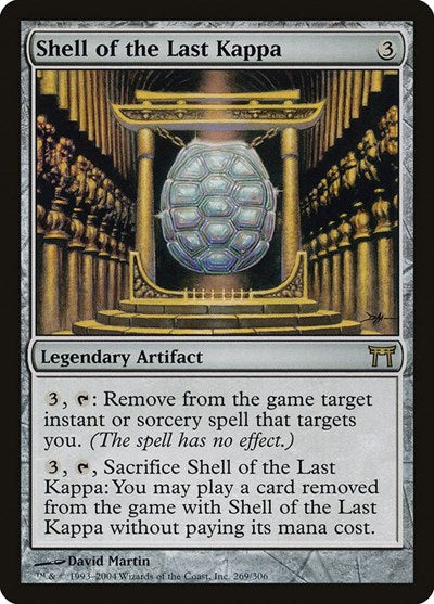 Shell of the Last Kappa (CHK) #269 Rare (Lightly Played) Champions of Kamigawa Magic: The Gathering: 2004