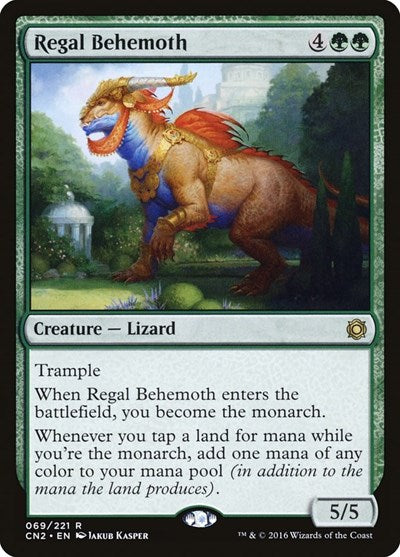 Regal Behemoth (CN2) #69 Rare (Damaged) Conspiracy: Take the Crown Magic: 2016