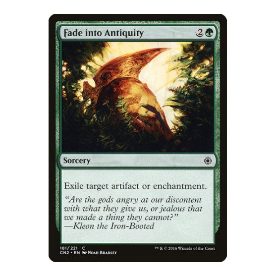 Fade into Antiquity (CN2) #181 Common (Lightly Played) Conspiracy: Take the Crown Magic: The Gathering: 2016