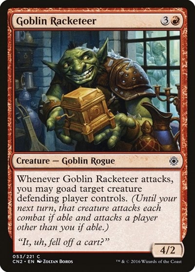 Goblin Racketeer (CN2) #53 Common (Lightly Played) Conspiracy: Take the Crown Magic: The Gathering: 2016
