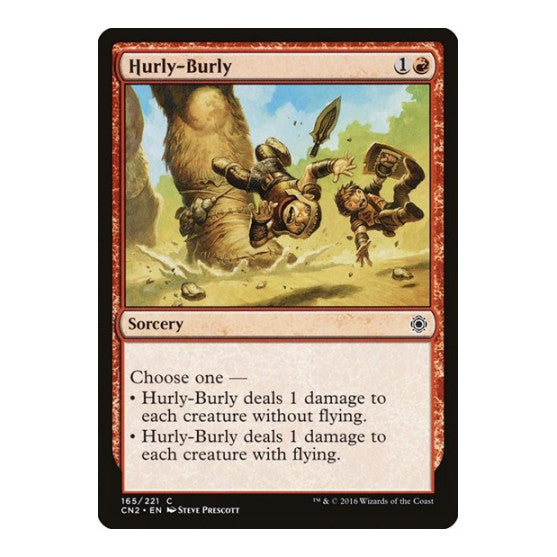 Hurly-Burly (CN2) #165 Common (Lightly Played) Conspiracy: Take the Crown Magic: The Gathering: 2016