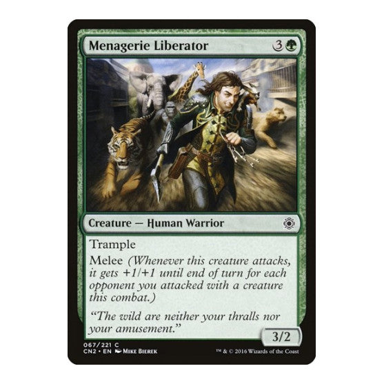 Menagerie Liberator (CN2) #67 Common (Lightly Played) Conspiracy: Take the Crown Magic: The Gathering: 2016