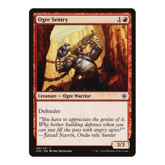 Ogre Sentry (CN2) #168 Common (Moderately Played) Conspiracy: Take the Crown Magic: The Gathering: 2016