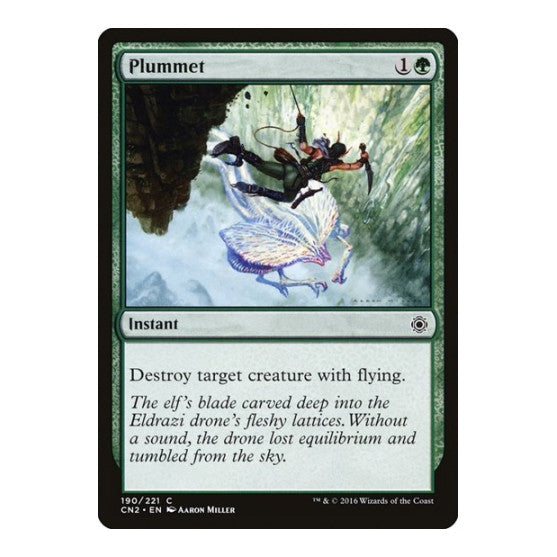 Plummet (CN2) #190 Common (Lightly Played) Conspiracy: Take the Crown Magic: The Gathering: 2016
