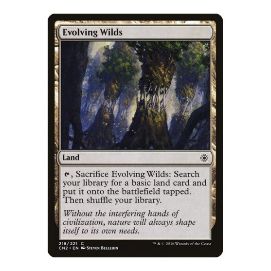 Evolving Wilds (CN2) #218 Common (Lightly Played) Conspiracy: Take the Crown Magic: The Gathering: 2016
