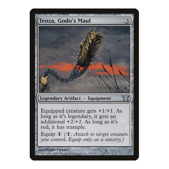 Tenza Godos Maul (CHK) #271 Uncommon (Heavily Played) Champions of Kamigawa Magic: The Gathering: 2004