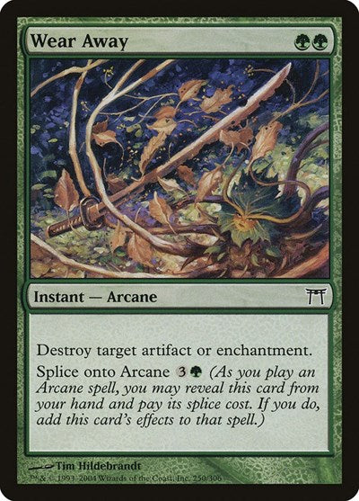 Wear Away (CHK) #250 Common (Near Mint) Champions of Kamigawa Magic: The Gathering: 2004