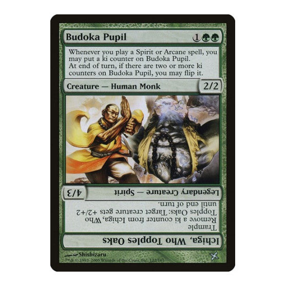 Budoka Pupil (BOK) #122 Uncommon (Lightly Played) Betrayers of Kamigawa Magic: The Gathering: 2005