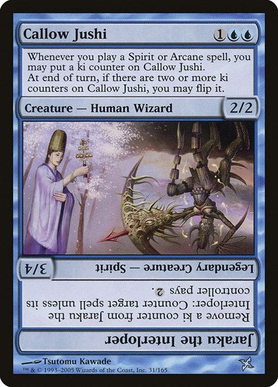 Callow Jushi (BOK) #31 Uncommon (Lightly Played) Betrayers of Kamigawa Magic: 2005