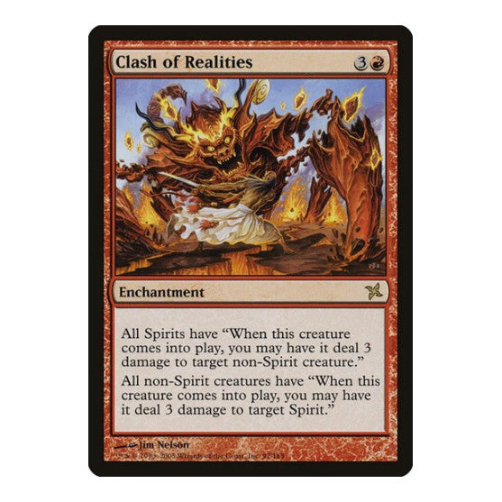 Clash of Realities (BOK) #97 Rare Betrayers of Kamigawa Magic: The Gathering: 2005