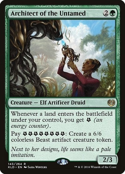 Architect of the Untamed (KLD) #143 Rare (Lightly Played) Kaladesh Magic: The Gathering: 2016