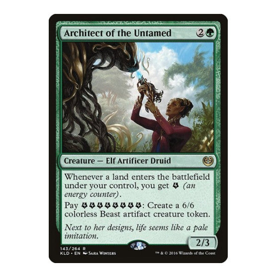 Architect of the Untamed (KLD) #143 Rare (Lightly Played) Kaladesh Magic: The Gathering: 2016