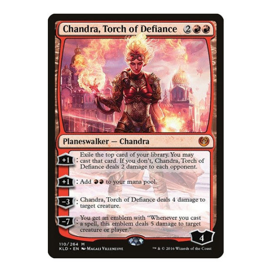 Chandra, Torch of Defiance (KLD) #110 Mythic Rare (Lightly Played) Kaladesh Magic: The Gathering: 2016