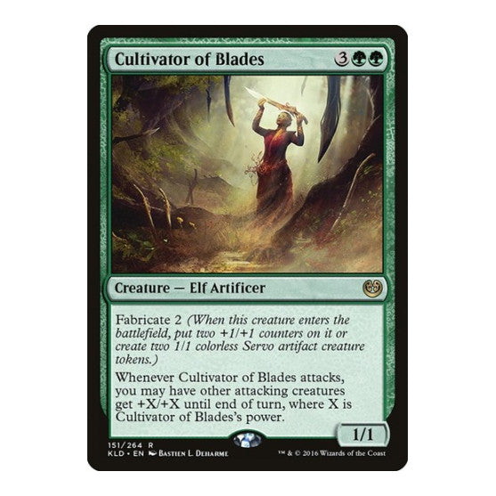 Cultivator of Blades (KLD) #151 Rare (Lightly Played) Kaladesh Magic: The Gathering: 2016