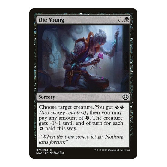 Die Young (KLD) #76 Common (Lightly Played) Kaladesh Magic: The Gathering: 2016
