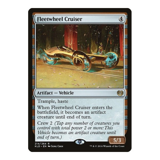 Fleetwheel Cruiser (KLD) #214 Rare (Lightly Played) Kaladesh Magic: The Gathering: 2016