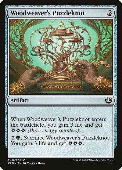 Woodweavers Puzzleknot (KLD) #240 Common (Lightly Played) Kaladesh Magic: The Gathering: 2016