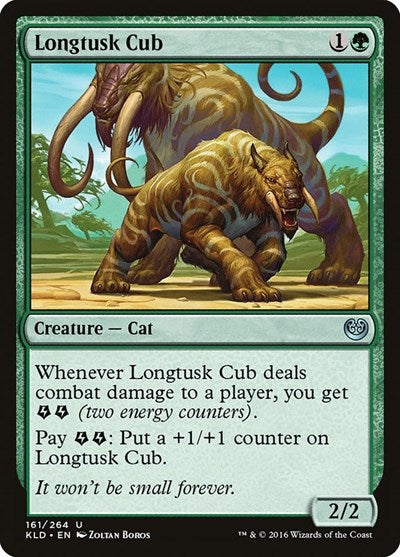 Longtusk Cub (KLD) #161 Uncommon (Lightly Played) Kaladesh Magic: The Gathering: 2016