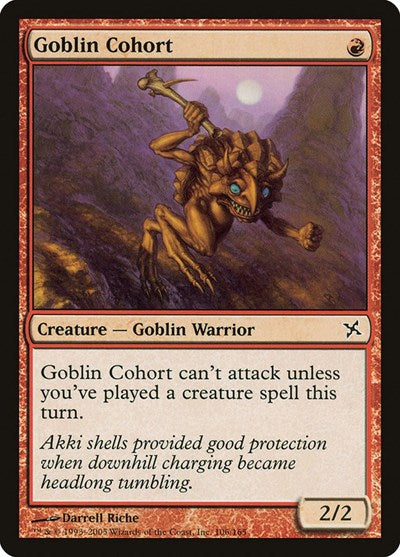 Goblin Cohort (BOK) #106 Common (Lightly Played) Betrayers of Kamigawa Magic: The Gathering: 2005