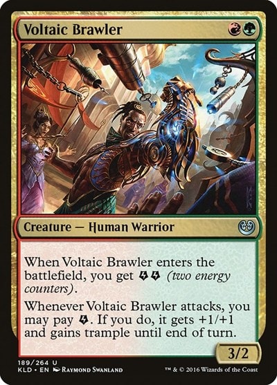 Voltaic Brawler (KLD) #189 Uncommon (Moderately Played) Kaladesh Magic: The Gathering: 2016