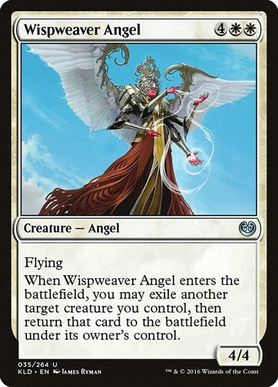 Wispweaver Angel (KLD) #35 Uncommon (Lightly Played) Kaladesh Magic: 2016