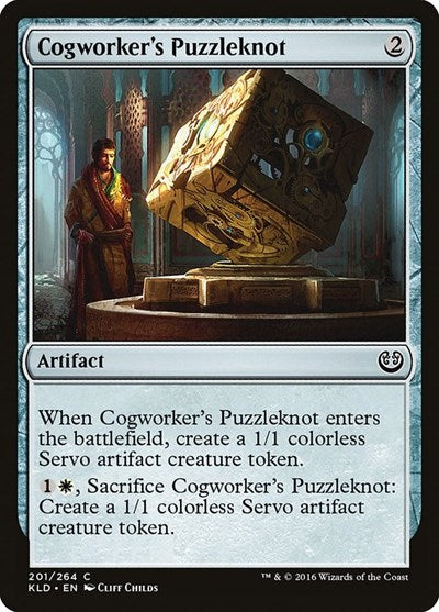 Cogworkers Puzzleknot (KLD) #201 Common (Lightly Played) Kaladesh Magic: The Gathering: 2016