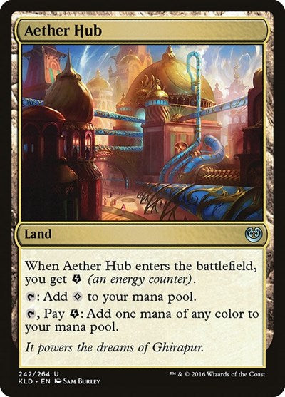 Aether Hub (KLD) #242 Uncommon (Near Mint) Kaladesh Magic: The Gathering: 2016