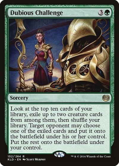Dubious Challenge (KLD) #152 Rare (Lightly Played) Kaladesh Magic: The Gathering: 2016
