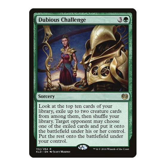 Dubious Challenge (KLD) #152 Rare (Lightly Played) Kaladesh Magic: The Gathering: 2016