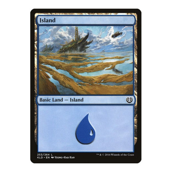 Island 253 (KLD) #253 Land (Foil Lightly Played) Kaladesh Magic: The Gathering: 2016