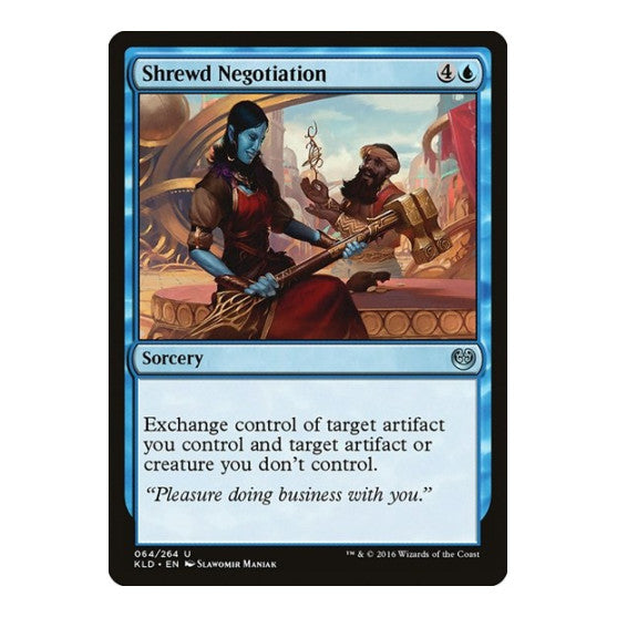 Shrewd Negotiation (KLD) #64 Uncommon (Lightly Played) Kaladesh Magic: The Gathering: 2016