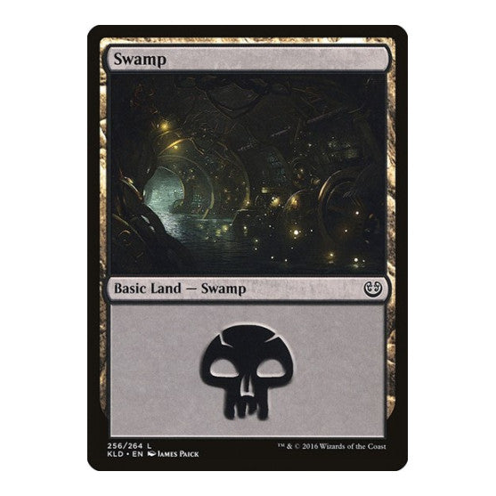 Swamp 256 (KLD) #256 Land (Foil Lightly Played) Kaladesh Magic: The Gathering: 2016