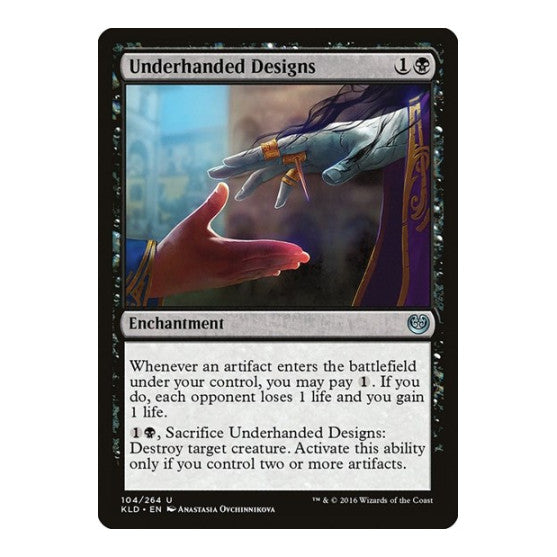 Underhanded Designs (KLD) #104 Uncommon Kaladesh Magic: The Gathering: 2016