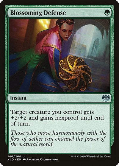 Blossoming Defense (KLD) #146 Uncommon (Lightly Played) Kaladesh Magic: The Gathering: 2016