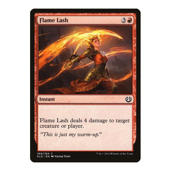Flame Lash (KLD) #266 Common (Lightly Played) Kaladesh Magic: The Gathering: 2016