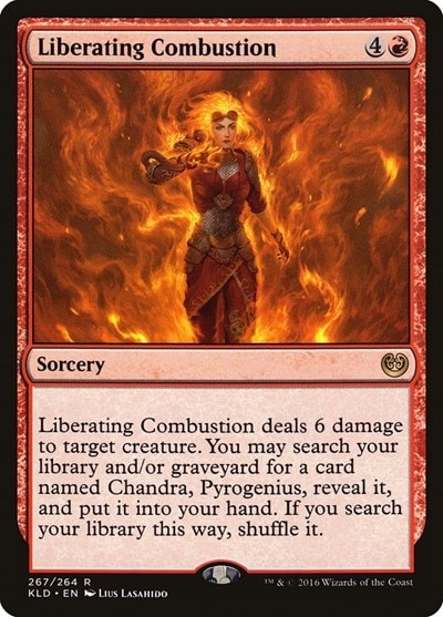 Liberating Combustion (KLD) #267 Rare (Lightly Played) Kaladesh Magic: The Gathering: 2016