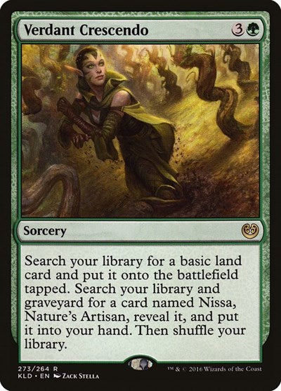 Verdant Crescendo (KLD) #273 Rare (Lightly Played) Kaladesh Magic: The Gathering: 2016