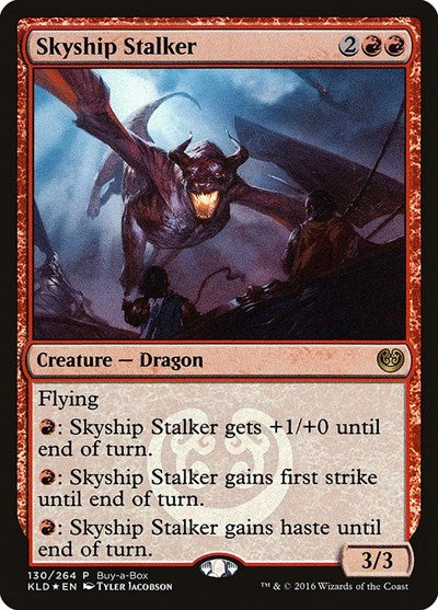 Skyship Stalker (BABP) #130 P (Foil Lightly Played) Buy-A-Box Promos Magic: The Gathering: 2009
