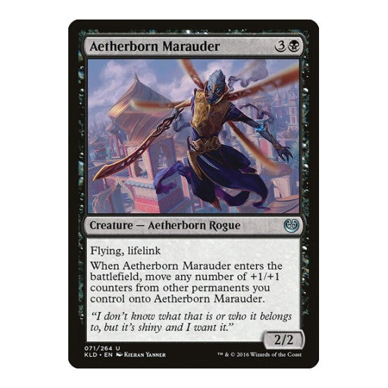 Aetherborn Marauder (KLD) #71 Uncommon (Lightly Played) Kaladesh Magic: The Gathering: 2016