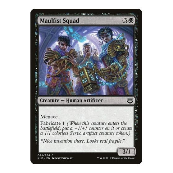 Maulfist Squad (KLD) #91 Common (Lightly Played) Kaladesh Magic: The Gathering: 2016