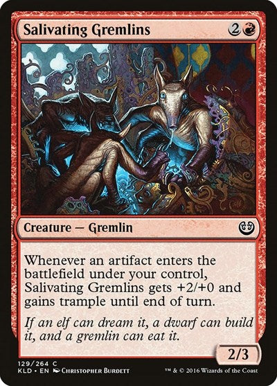 Salivating Gremlins (KLD) #129 Common (Lightly Played) Kaladesh Magic: The Gathering: 2016