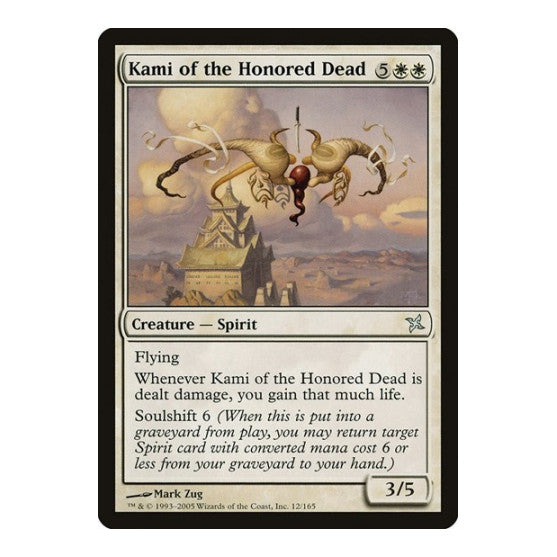 Kami of the Honored Dead (BOK) #12 Uncommon (Moderately Played) Betrayers of Kamigawa Magic: The Gathering: 2005
