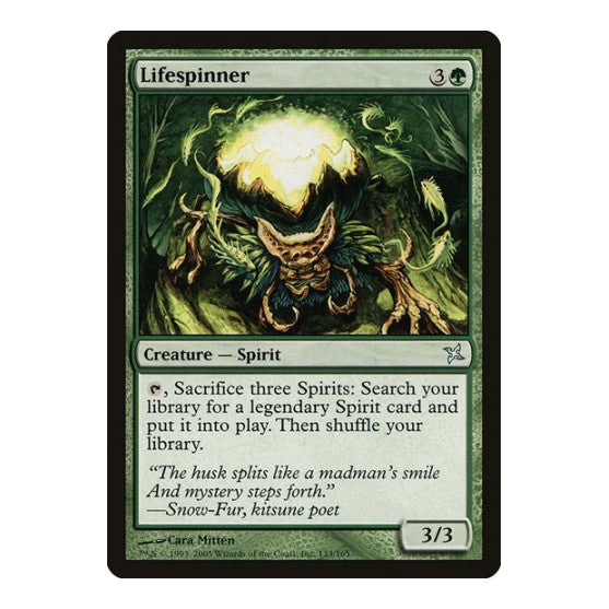 Lifespinner (BOK) #133 Uncommon (Heavily Played) Betrayers of Kamigawa Magic: The Gathering: 2005