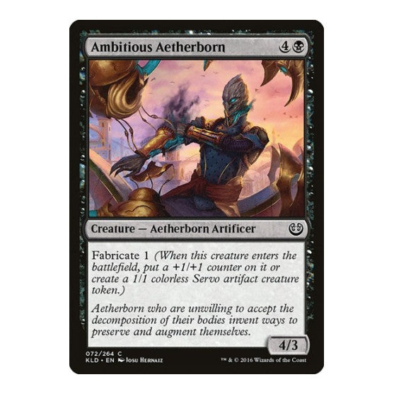 Ambitious Aetherborn (KLD) #72 Common (Lightly Played) Kaladesh Magic: The Gathering: 2016