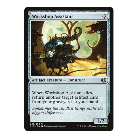 Workshop Assistant (KLD) #241 Common (Lightly Played) Kaladesh Magic: The Gathering: 2016