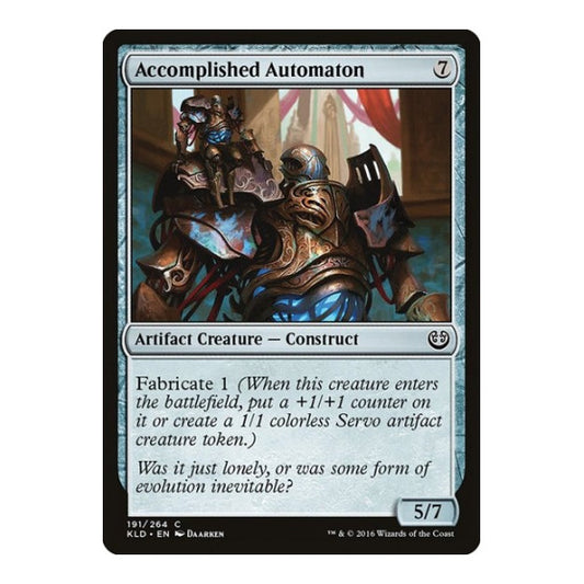 Accomplished Automaton (KLD) #191 Common (Lightly Played) Kaladesh Magic: The Gathering: 2016