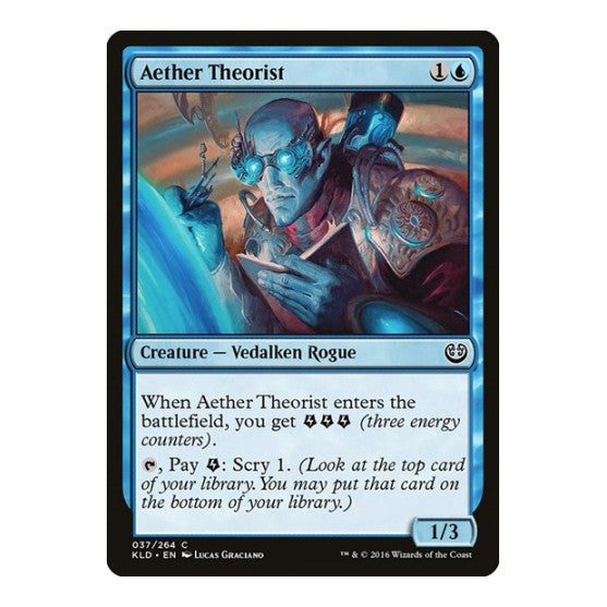 Aether Theorist (KLD) #37 Common (Lightly Played) Kaladesh Magic: The Gathering: 2016