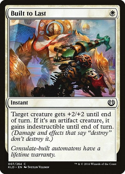 Built to Last (KLD) #7 Common (Lightly Played) Kaladesh Magic: The Gathering: 2016