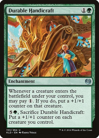 Durable Handicraft (KLD) #153 Uncommon (Moderately Played) Kaladesh Magic: The Gathering: 2016